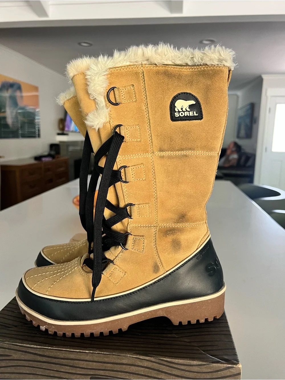 Sorel Tivoli High II Women's Winter Boots in Tan